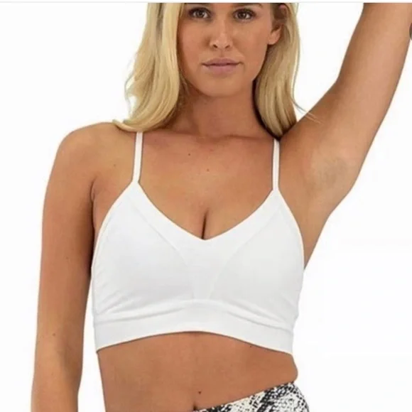Balance Athletica Vitality White Lux form sports bra S - Picture 2 of 6